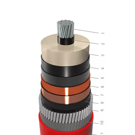 NA2XSR(AL)Y-1 jedro AL XLPE PVC z oklepom AWA